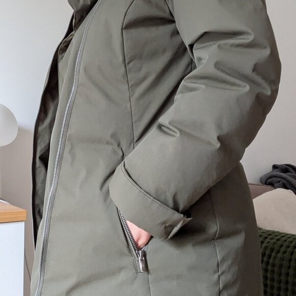 FIG Clothing warm winter jacket with asymetrical zip - Picture 10 of 10